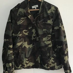 Charlotte Russe Camo Jacket. L